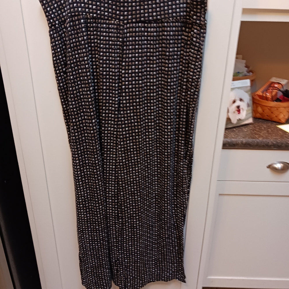 Lane Bryant wide leg patterned pants size 18-20